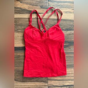 Athleta Vibrant Red Tank Top